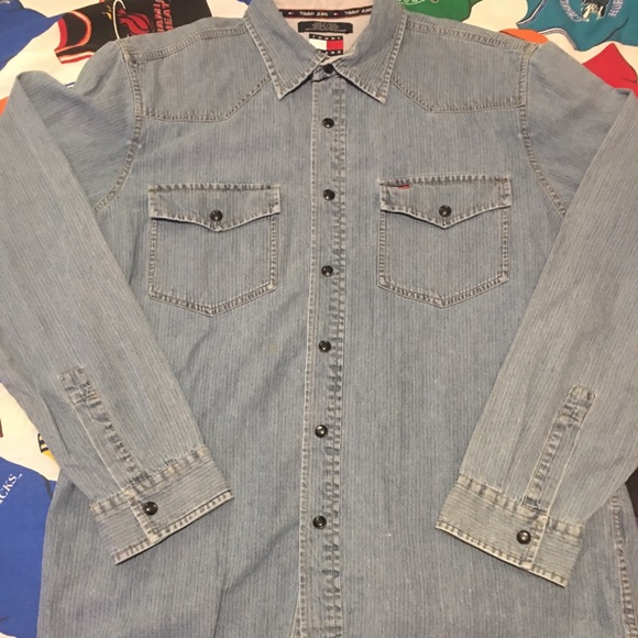 Tommy Hilfiger Other - Vintage Tommy Hilfiger denim button up shirt